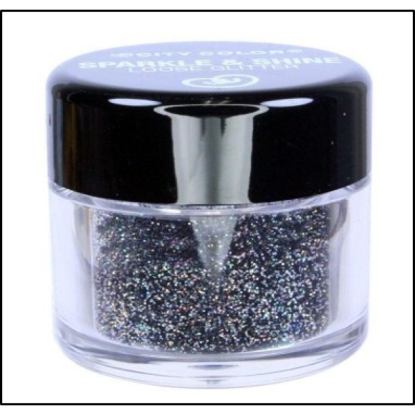 Micro Glitter Suelto - Negro Tornasol