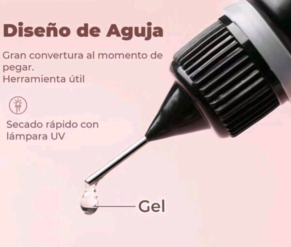 Pegamento de cristales en gel